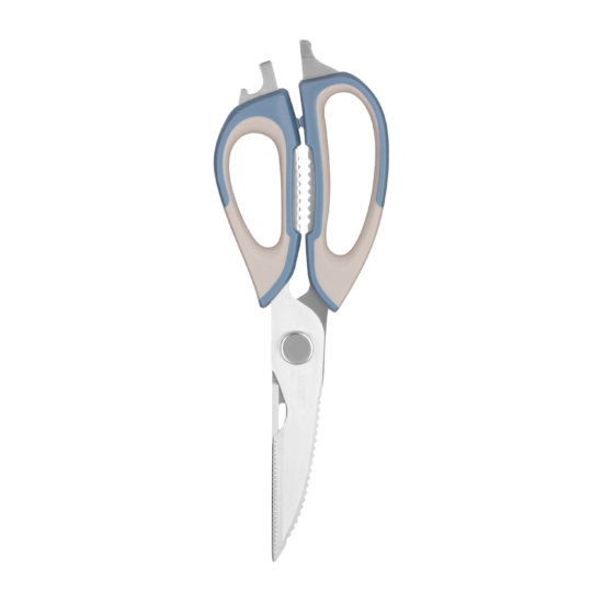 Ardesto Kitchen scissors Gemini, 22.6cm, stainless steel, plastic, gray-blue