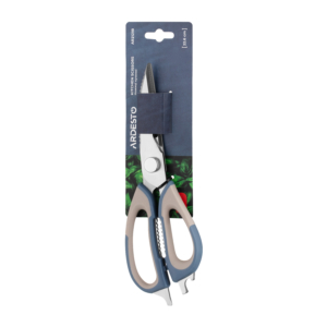 Ardesto Kitchen scissors Gemini, 22.6cm, stainless steel, plastic, gray-blue