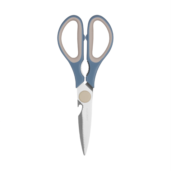 Ardesto Kitchen scissors Gemini, 21cm, stainless steel, plastic, gray-blue