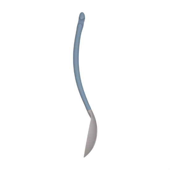 Ardesto Slotted spoon Gemini, 34.2cm, nylon, plastic, gray-blue