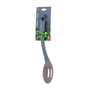 Ardesto Slotted spoon Gemini, 34.2cm, nylon, plastic, gray-blue