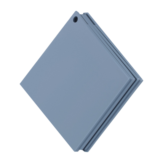 Ardesto Trivet Gemini, 16.5×16.5×1.7cm, silicone, blue