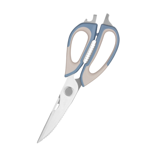 Ardesto Kitchen scissors Gemini, 22.6cm, stainless steel, plastic, gray-blue