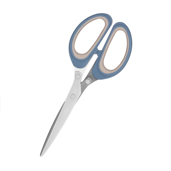 Ardesto Kitchen herbal scissors Gemini, 19.3cm, stainless steel, plastic, gray-blue