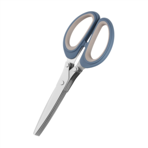 Ardesto Kitchen herbal scissors Gemini, 19.3cm, stainless steel, plastic, gray-blue