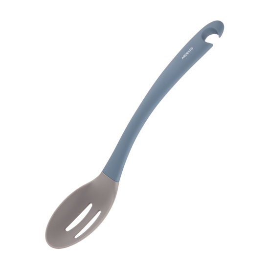 Ardesto Slotted spoon Gemini, 34.2cm, nylon, plastic, gray-blue