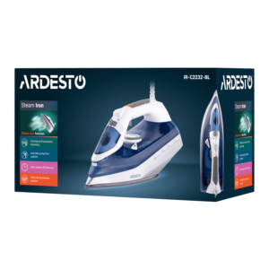 Утюг Ardesto IR-C2232-BL, 2200Вт, 320мл, паровой удар, керам. подошва, синий