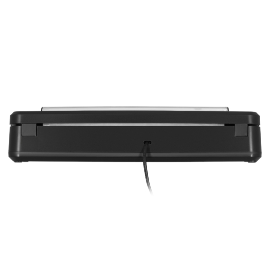 Вакууматор Ardesto для пакетов та рулонов, 110Вт, 28см, электронное, + 1 рулон, пластик+нерж., серебристый