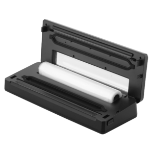 Вакууматор Ardesto для пакетов та рулонов, 110Вт, 28см, электронное, + 1 рулон, пластик+нерж., серебристый