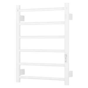 Полотенцесушитель Ardesto электрический Classik-TR K с крючками, 570х430х80мм, таймер-регулятор, сталь, белый матовый