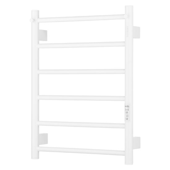 Полотенцесушитель Ardesto электрический Classik-TR K с крючками, 570х430х80мм, таймер-регулятор, сталь, белый матовый