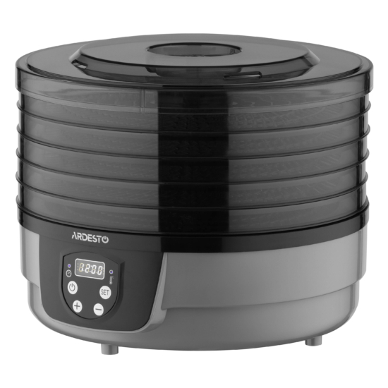 Dryer for products Ardesto FDB-532TTC, 250W, pallets -5x3cm, diameter-32cm, max-70°С, timer, electronic control, plastic, white