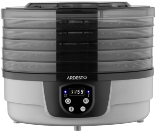 Dryer for products Ardesto FDB-532TTC, 250W, pallets -5x3cm, diameter-32cm, max-70°С, timer, electronic control, plastic, white