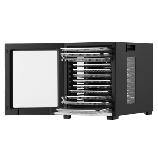 Dryer for products Ardesto FDB-1242, 850W, pallets -12x3cm, max-70°С, timer, electronic control, stainless steel, black