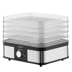 Ardesto dryer for products FDB-52832B, 245W, pallets -5x3cm, max-70°С, temperature adjustment, plastic, black+inox