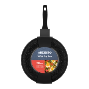 Ardesto WOK Fry pan Gemini Anzio, 28cm, aluminium, black