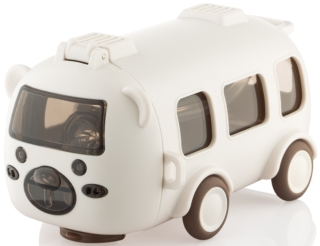 Бутылка для воды Ardesto Bear Bus 500мл, пластик, белый