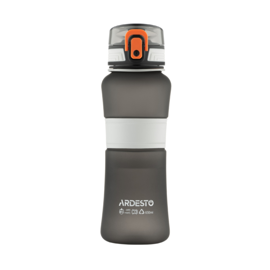 Бутылка для воды Ardesto Balance 650мл, пластик, черный
