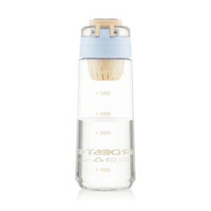 Ardesto Bottle with fruit infuser Duo 720ml, plastic, light blue, beige