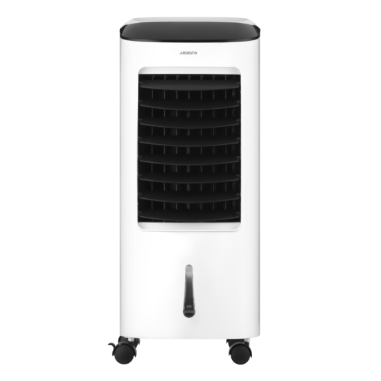 Air cooler ARDESTO ACO-B7 3in1 cooler-humidifier-fan, 15 m2, electric control, 7 l tank, 430 m3/h, display, timer, auto shutdown, remote control, white/black