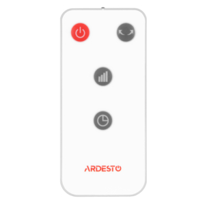 Вентилятор ARDESTO FN-B1140R підлоговий, 40см, 55Вт, ел. кер-ня, дисплей, таймер, пульт ДК, опора кругла, білий