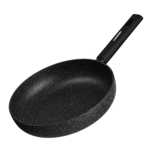 Сковорода глубокая с кришкой Ardesto Black Mars Alcor, 24см, алюминий, черный