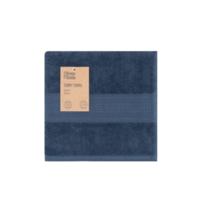 Полотенце махровое Ardesto SuperSoft 50х90см, 100% хлопок, синий