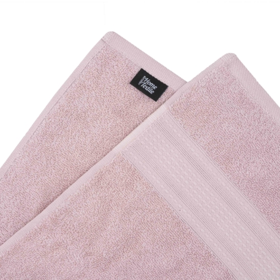 Рушник махровий Ardesto SuperSoft 70х140см, 100% бавовна, рожевий