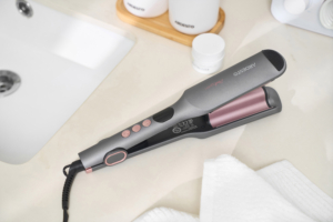Плойка для завивки волос Ardesto Pink Touch, 55Вт, 100-200C, керамика, серый+розовий