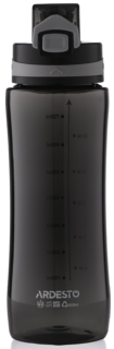 Бутылка для воды Ardesto Purity, 800мл, пластик, черный