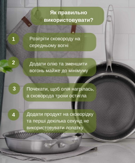 Сковорода Ardesto Black Mars Avior, 28см, нержавіюча сталь Triply
