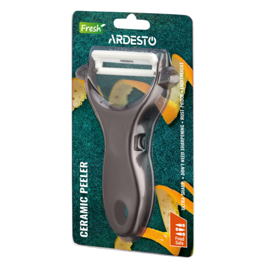 Ardesto Peeler Fresh, ceramics, plastic, brown