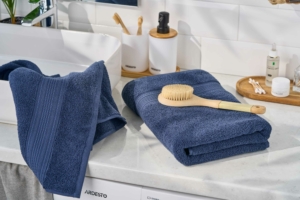 Полотенце махровое Ardesto SuperSoft 50х90см, 100% хлопок, синий