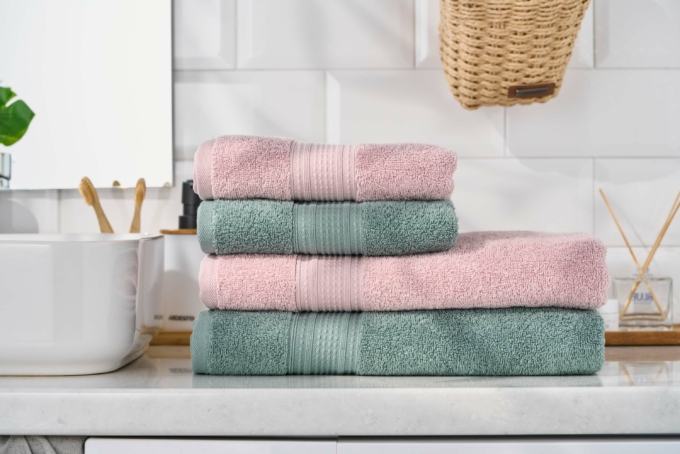 Рушник махровий Ardesto SuperSoft 50х90см, 100% бавовна, рожевий