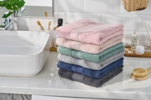Рушник махровий Ardesto SuperSoft 70х140см, 100% бавовна, рожевий
