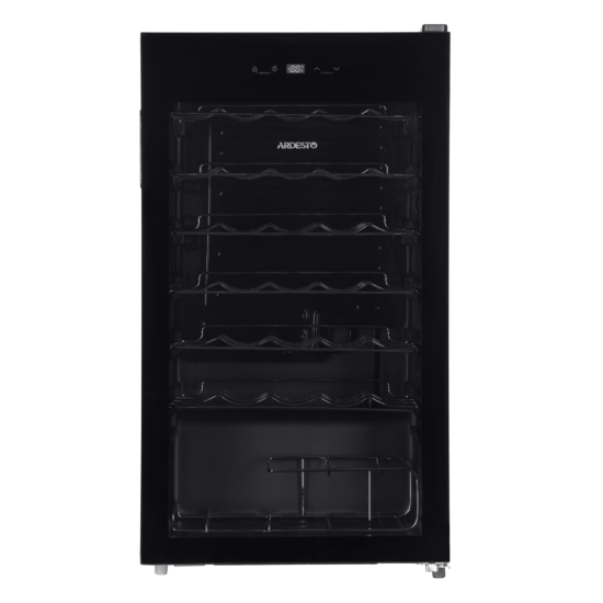 Wine cooler ARDESTO, 84.2x48x44, freez.-96L, 1 zone, bottles -34, ST, display int, black