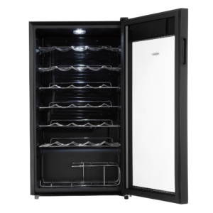 Wine cooler ARDESTO, 84.2x48x44, freez.-96L, 1 zone, bottles -34, ST, display int, black