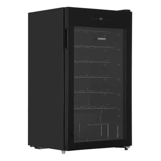 Wine cooler ARDESTO, 84.2x48x44, freez.-96L, 1 zone, bottles -34, ST, display int, black