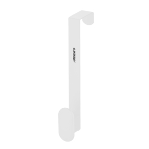 Дверная вешалка на 1 крючок Ardesto Minimalism 3x3x20см, металл, пластик, белый