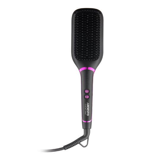 Ardesto straightening brush Violet Pro HSB-Y220PRO, 50V, 130-210C, display, ceramics, black