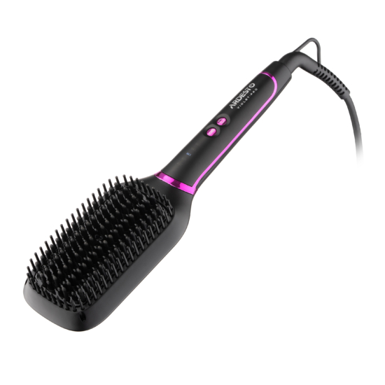 Ardesto straightening brush Violet Pro HSB-Y220PRO, 50V, 130-210C, display, ceramics, black