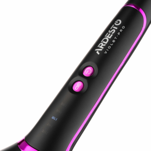 Ardesto straightening brush Violet Pro HSB-Y220PRO, 50V, 130-210C, display, ceramics, black