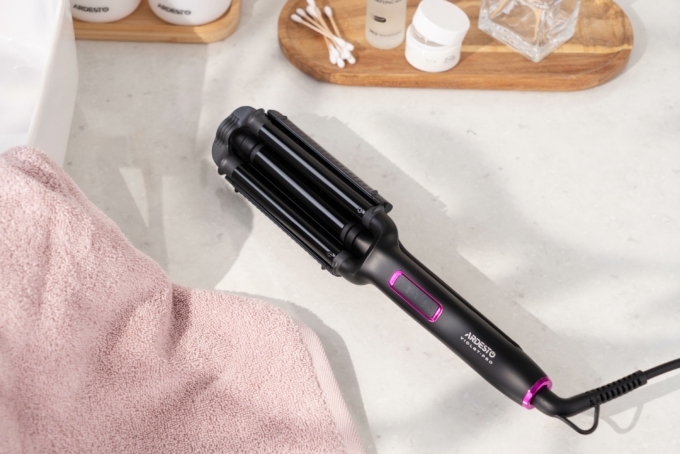 Ardesto Curling iron for wave curler Violet Pro, 90W, 170-210C, ceramics, black