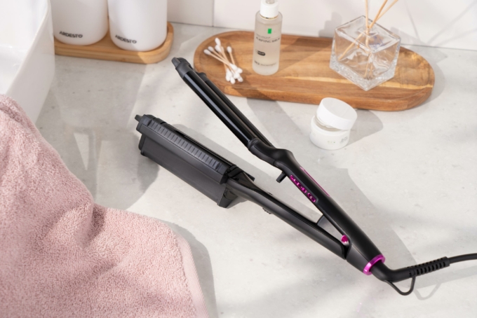 Ardesto Curling iron for wave curler Violet Pro, 90W, 170-210C, ceramics, black