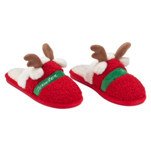 Обувь домашняя Ardesto Christmas 40/41 размер, 100% полиэстер, подошва 100% резина, красный