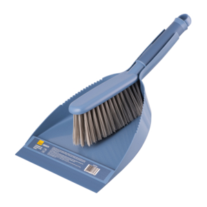 Ardesto Cleaning Set Solid Dustpan and Brush, blue
