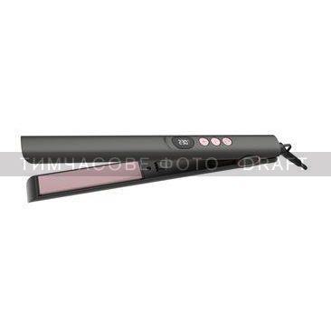 ARDESTO Hair straightener Pink Touch, 68W, 150-230C, ceramics, gray+pink