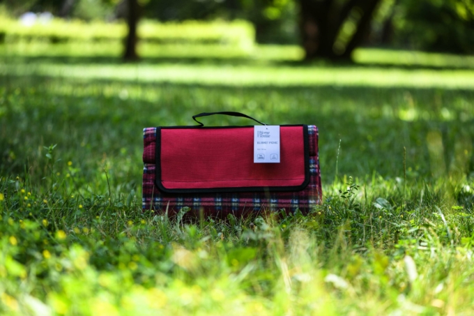 Blanket Ardesto Picnic 130х170cm, 100% polyester, red tartan