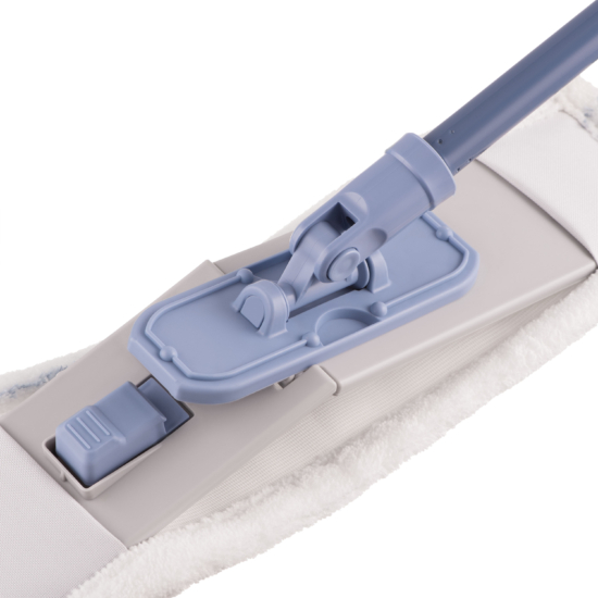 Швабра Ardesto Solid 41см з телеск. ручкою 75/130см та змінною насадкою, синій