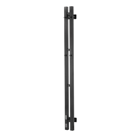 Ardesto electric towel warmer Elina Smart, 90x1200mm, timer-regulator, steel, black moire